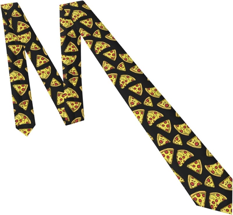 Yilad Tie for Men and Boy Novelty Fun Full Print Men's Necktie Skinny Fashion Narrow Wide - Image 3